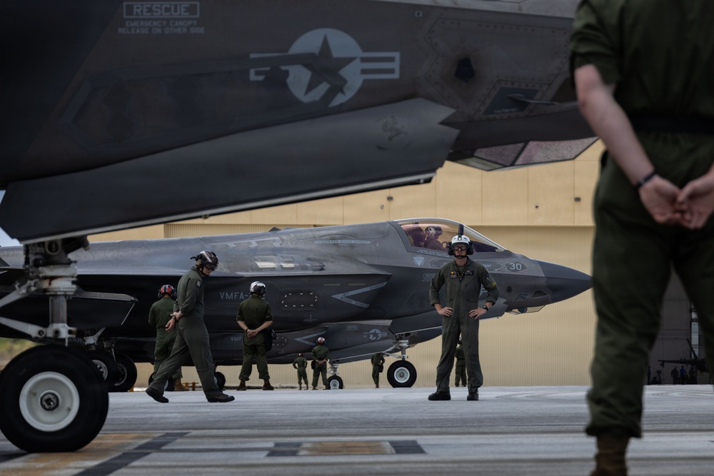 VMFA-242 flies out of Andersen Air Force Base during Valiant Shield