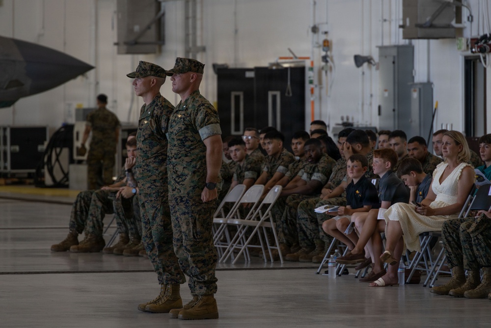VMFA-242 hosts Change of Command ceremony in Guam
