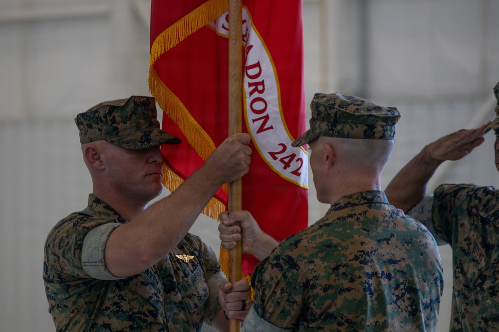 VMFA-242 hosts Change of Command ceremony in Guam