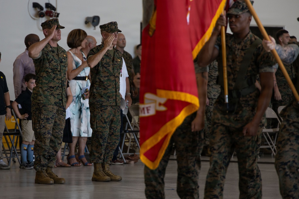 VMFA-242 hosts Change of Command ceremony in Guam