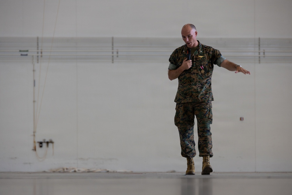 VMFA-242 hosts Change of Command ceremony in Guam