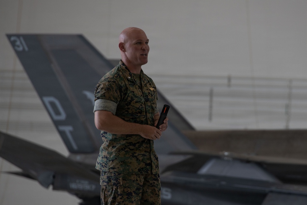 VMFA-242 hosts Change of Command ceremony in Guam