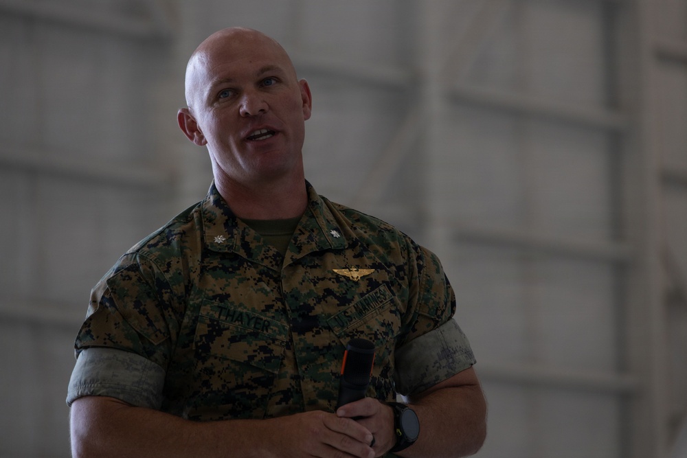 VMFA-242 hosts Change of Command ceremony in Guam