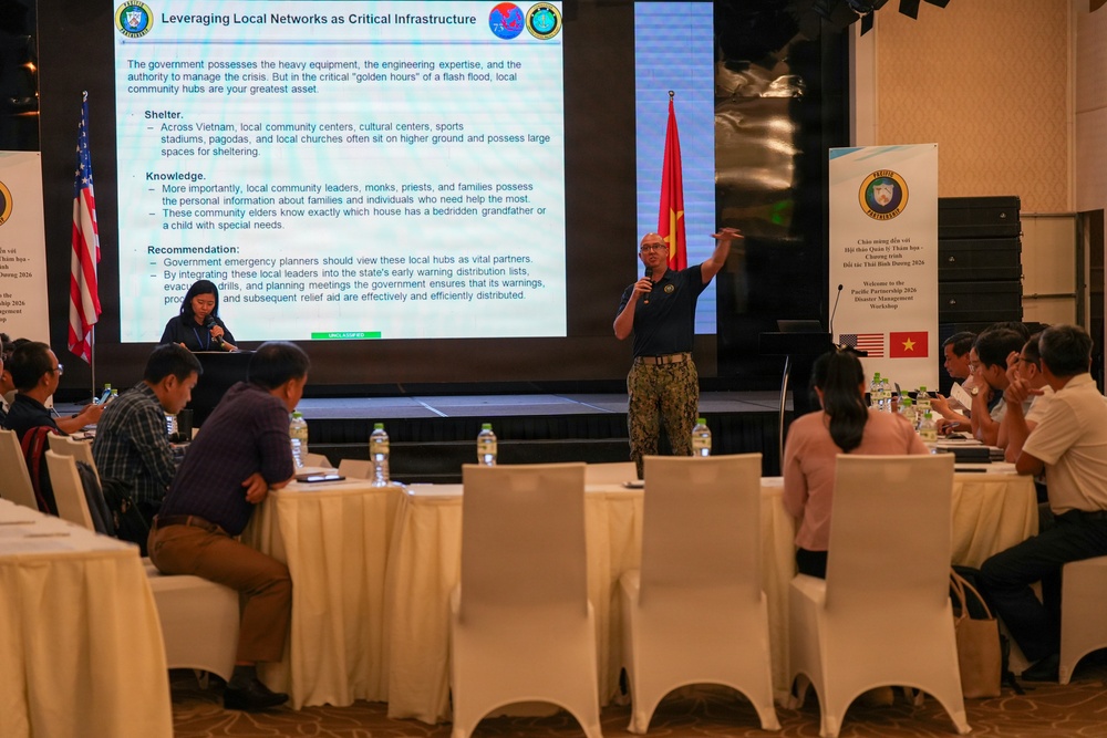 Pacific Partnership 2026 Conducts Disaster Management Workshop in Quang Tri, Vietnam