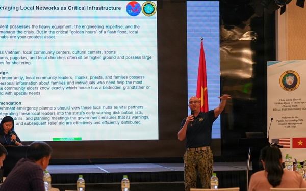 Pacific Partnership 2026 Conducts Disaster Management Workshop in Quang Tri, Vietnam
