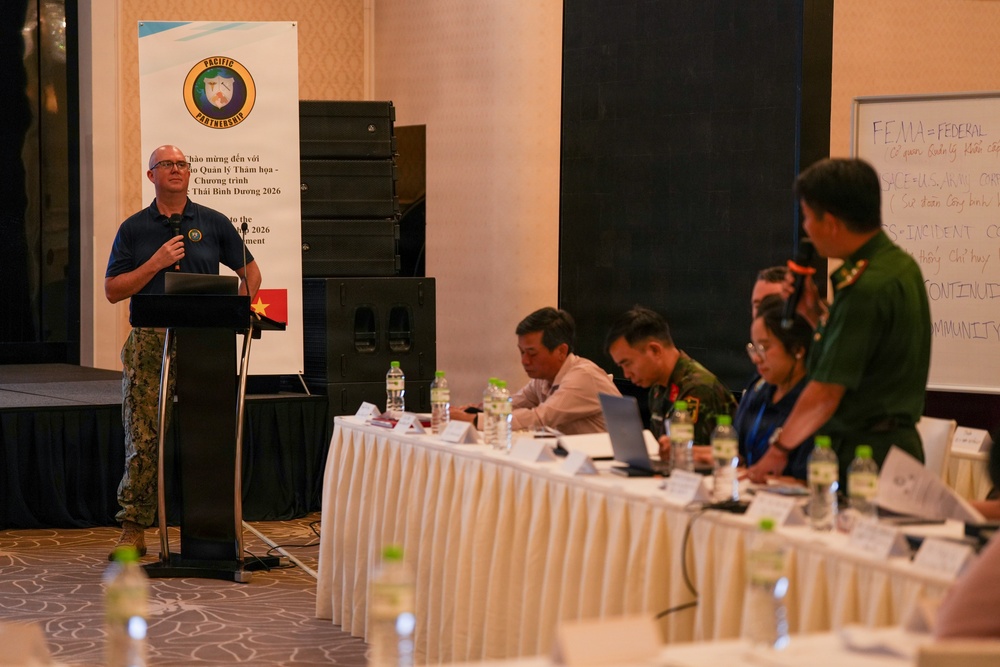 Pacific Partnership 2026 Conducts Disaster Management Workshop in Quang Tri, Vietnam
