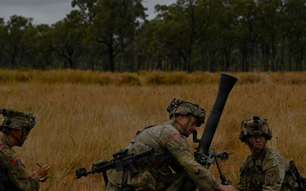 Southern Jackaroo 26: U.S. Army Soldiers Conduct Mortar Drills