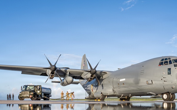 39th AS simulates airdrops and transports cargo for VS26