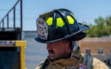 Fire protection specialists conduct controlled burn training event