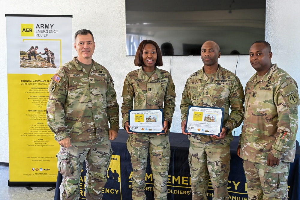 Multi-Domain Command - Europe gives big to Army Emergency Relief