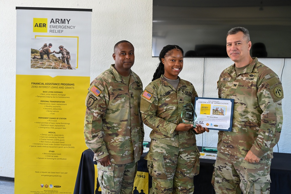 Multi-Domain Command - Europe gives big to Army Emergency Relief