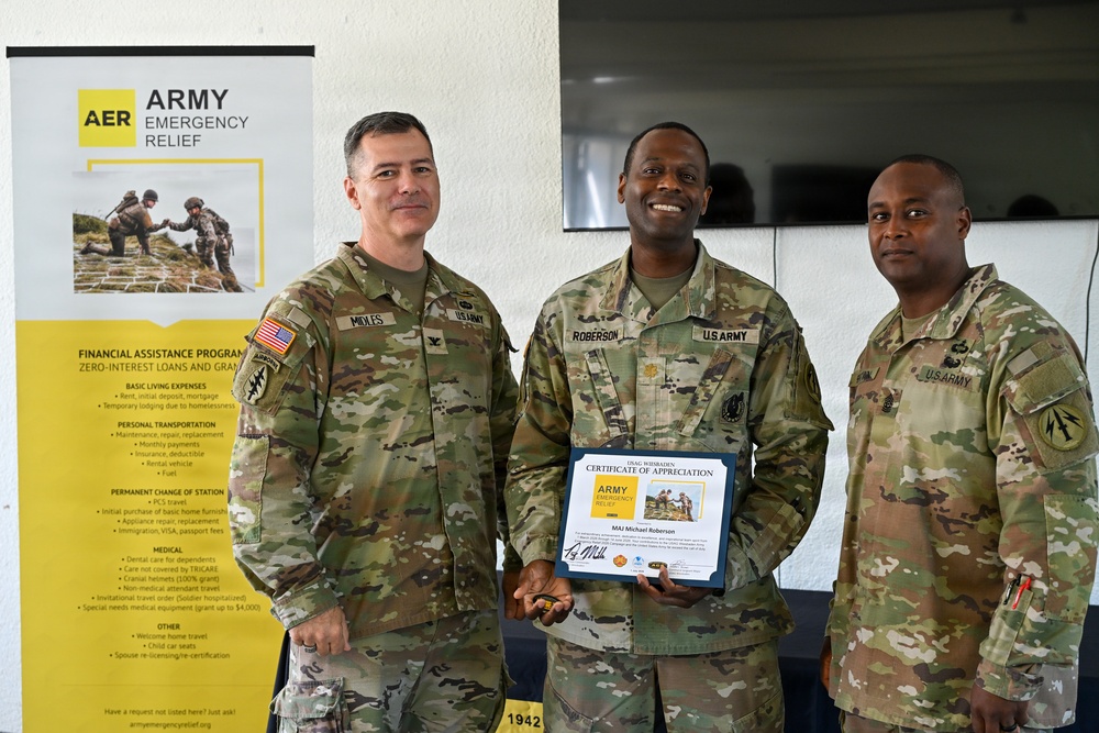 Multi-Domain Command - Europe gives big to Army Emergency Relief
