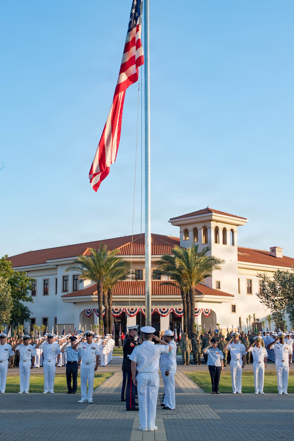 Naval Station Rota holds annual flag raising ceremony