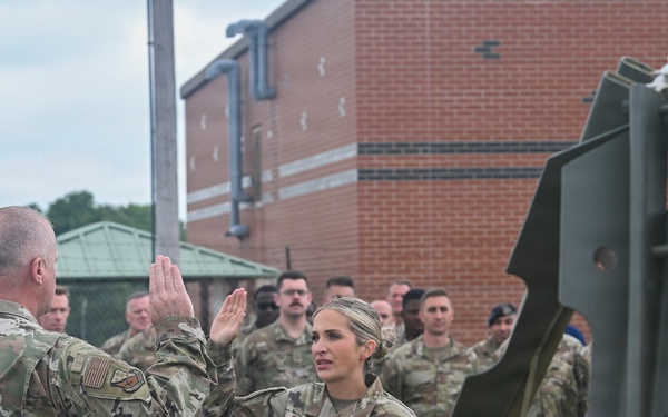 104th Fighter Wing promotes Walker to Captain