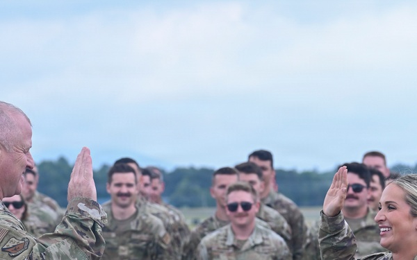104th Fighter Wing promotes Walker to Captain