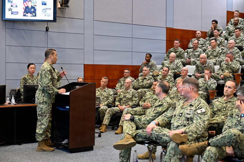 Rear Adm. Epps speaks at the 2026 National Supply Readiness Symposium