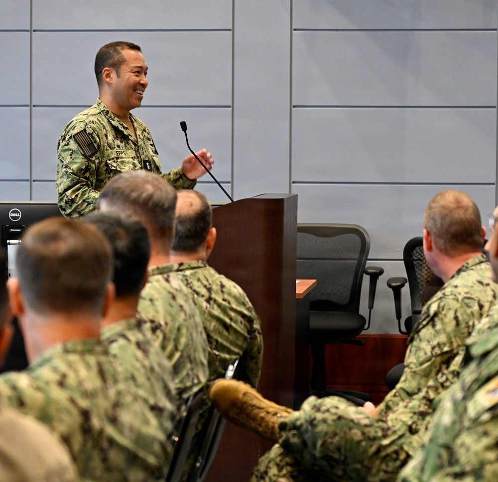 Rear Adm. Epps speaks at the 2026 National Supply Readiness Symposium