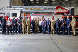 628th Civil Engineer Squadron Fire Prevention Team Earns Outstanding Fire Prevention Program of the Year Award.