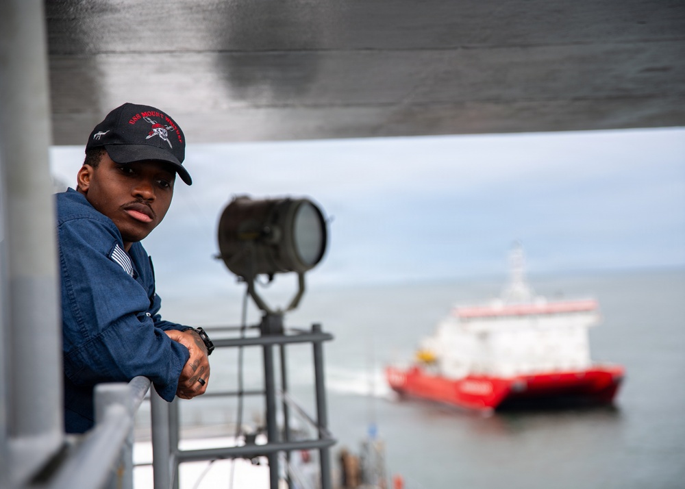 USS Mount Whitney Arrives in Zeebrugge, Belgium