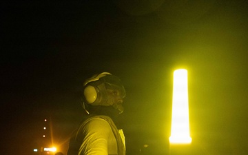 USS George H.W. Bush Night Flight Ops
