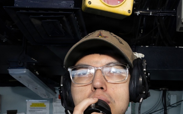 USS George H.W. Bush Sailors Stand the Watch