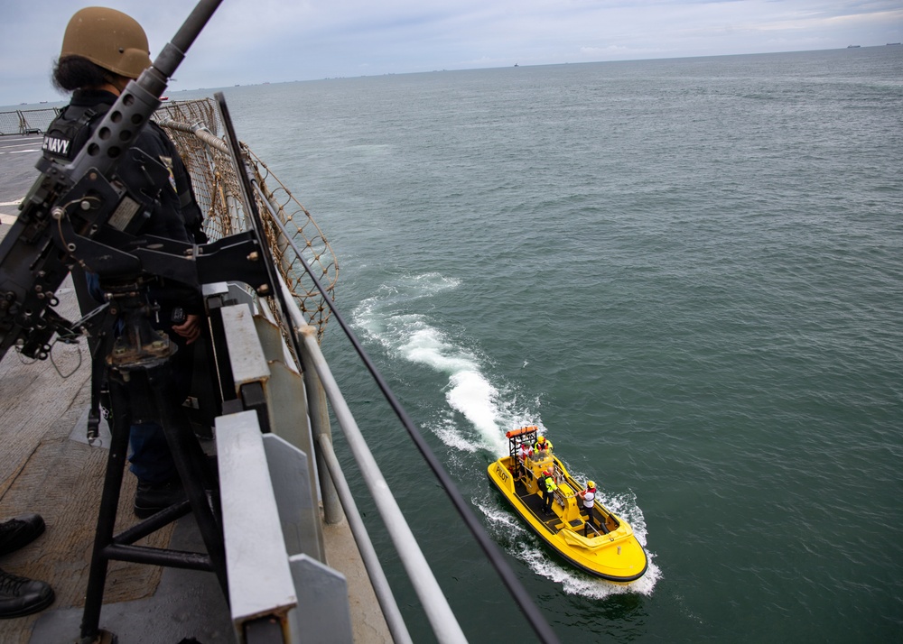 USS Mount Whitney Arrives in Zeebrugge, Belgium