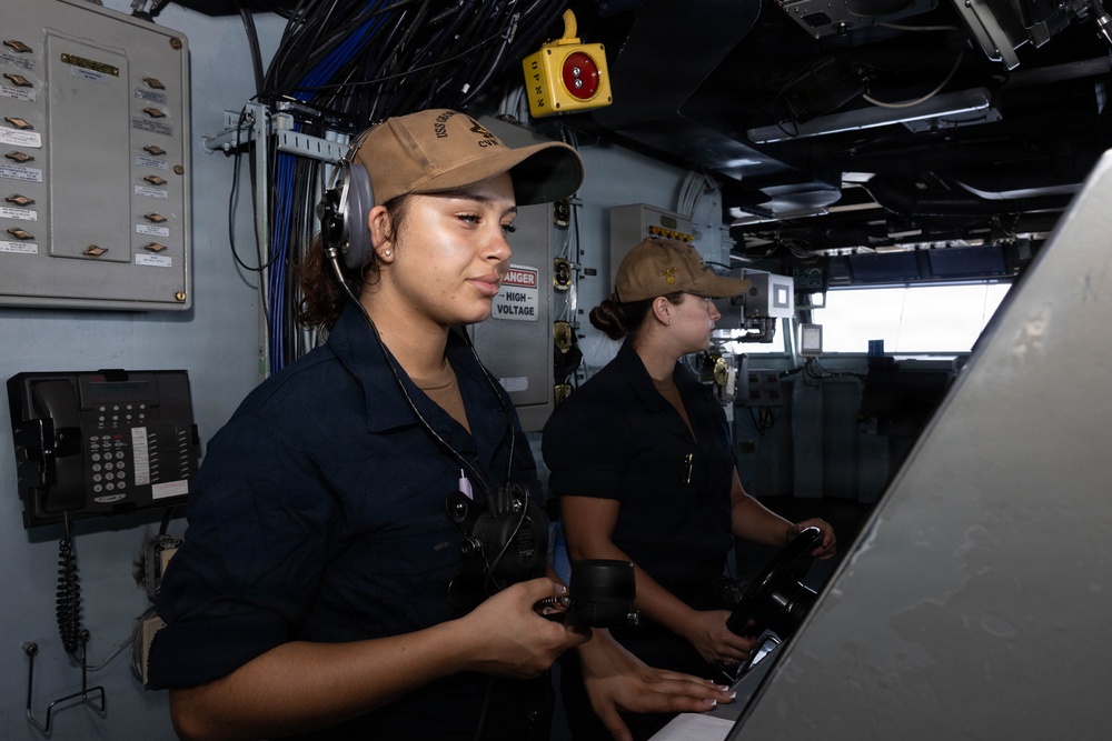 USS George H.W. Bush Sailors Stand the Watch