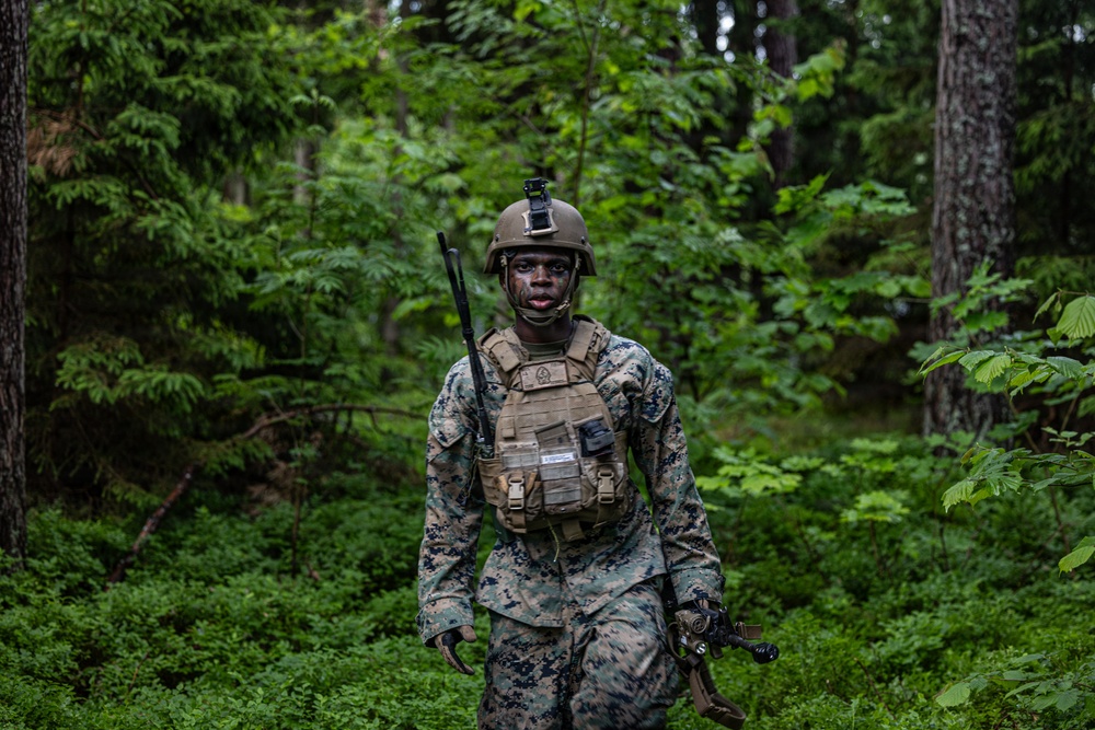 U.S. Marines show lethality during tactical exercise in the Gulf of Finland