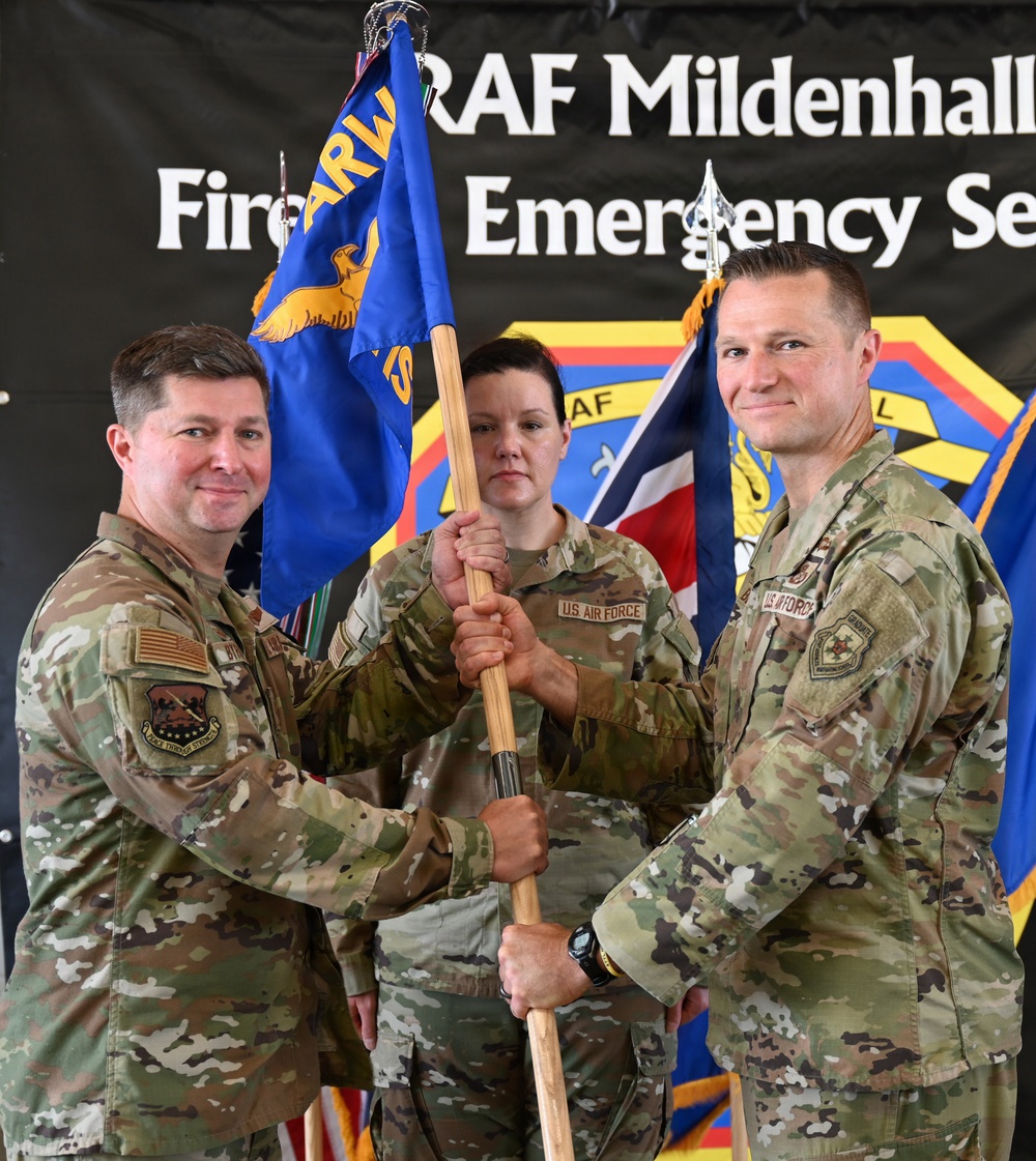 100th MSG welcomes new commander to RAF Mildenhall