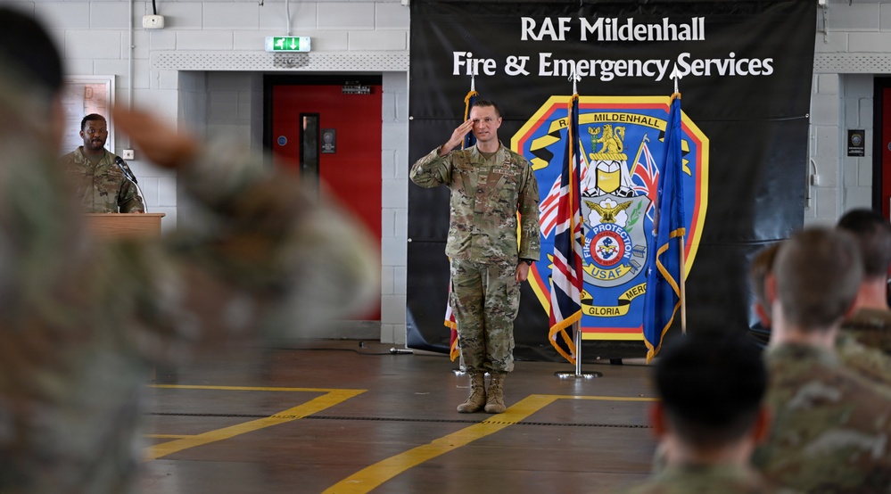 100th MSG welcomes new commander to RAF Mildenhall