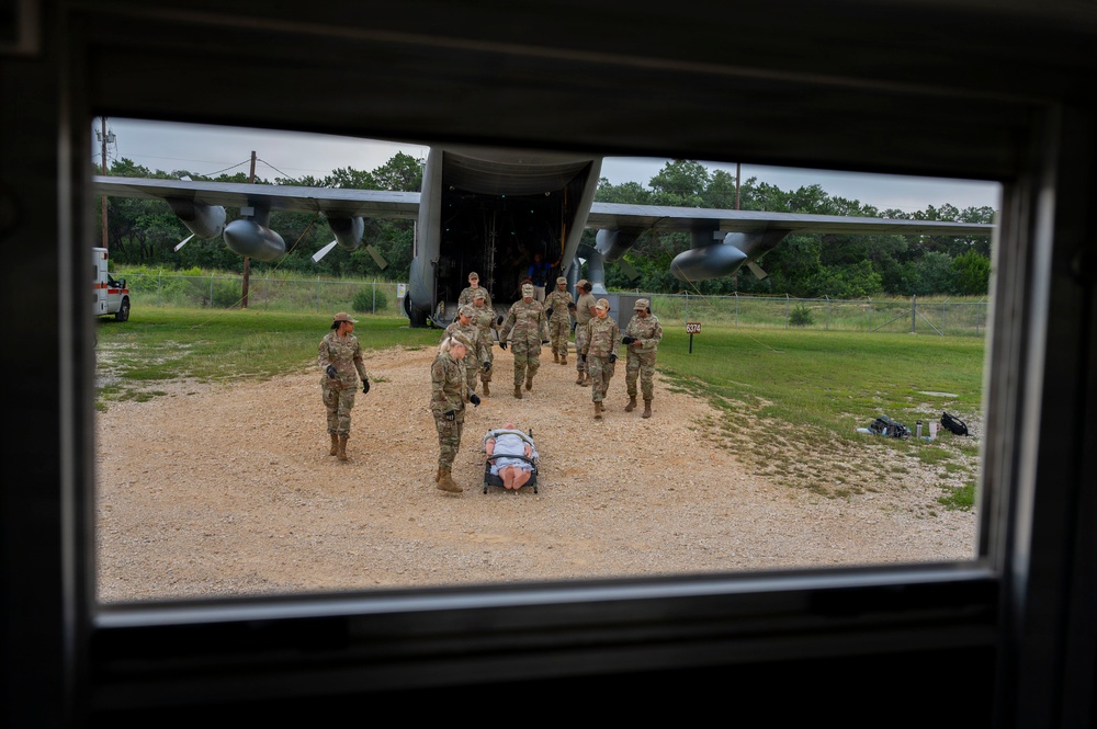 Airman train for patient transport operations