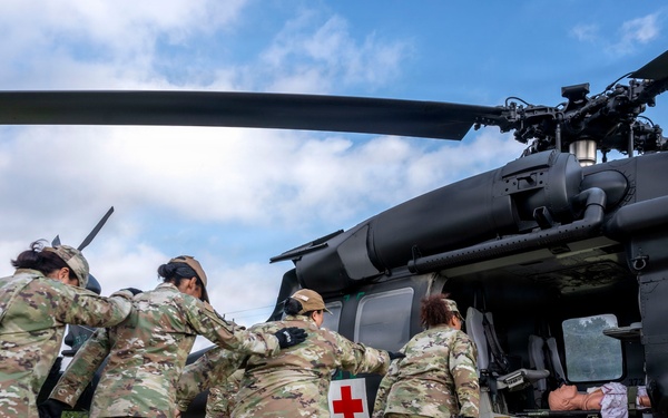 Airman train for patient transport operations