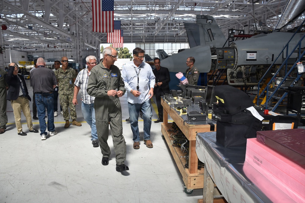 VADM Verissimo (Commander Naval Air Forces) at Fleet Readiness Center Southwest