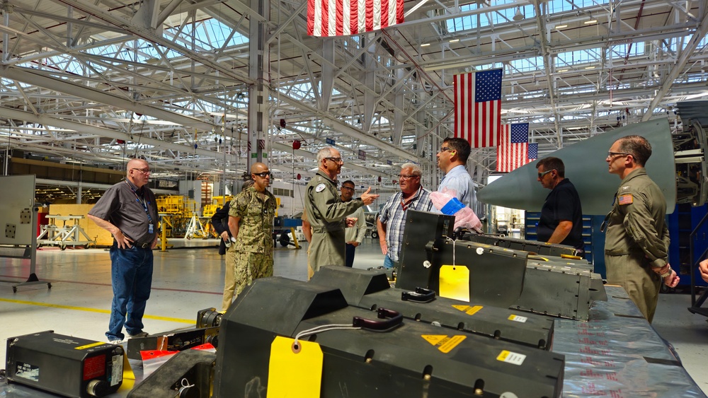 VADM Verissimo (Commander Naval Air Forces) at Fleet Readiness Center Southwest