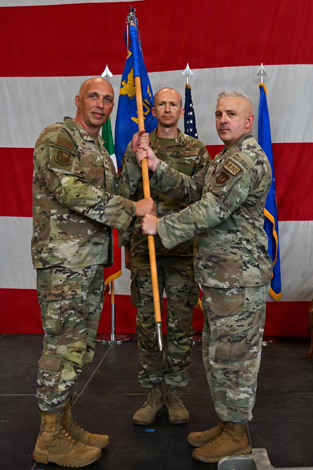 31st Munitions Squadron welcomes new commander in Change of Command ceremony