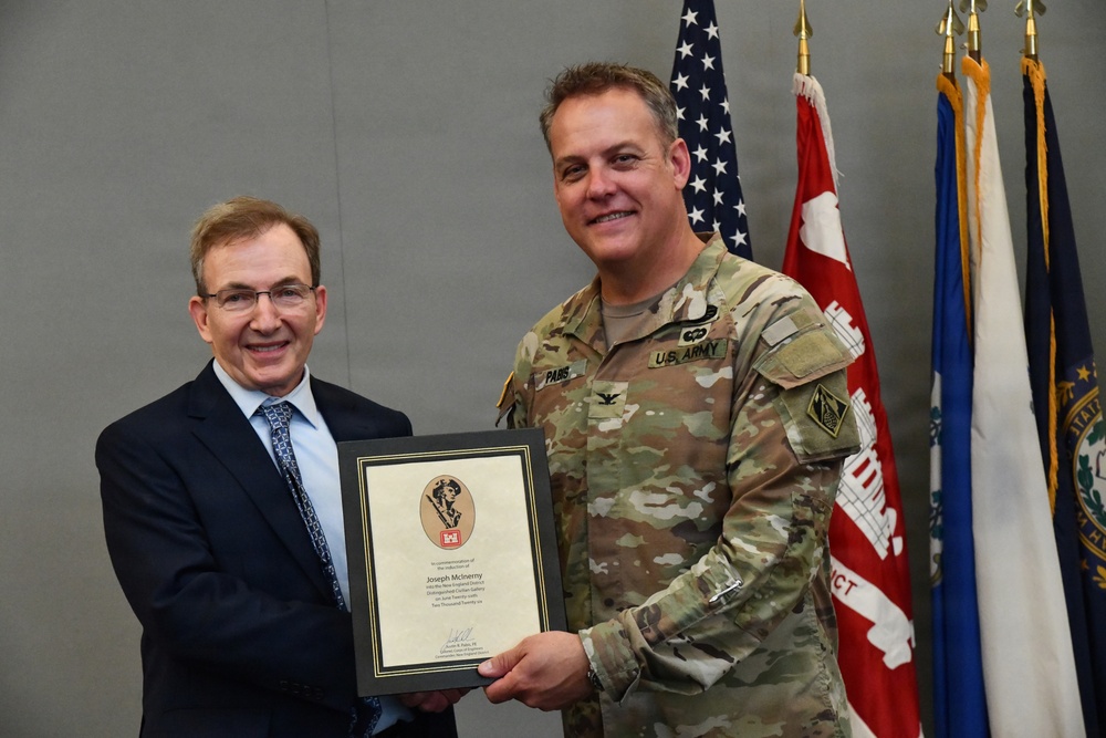 Retired Legal Advisor Joseph McInerny Inducted Into Distinguished Civilian Gallery