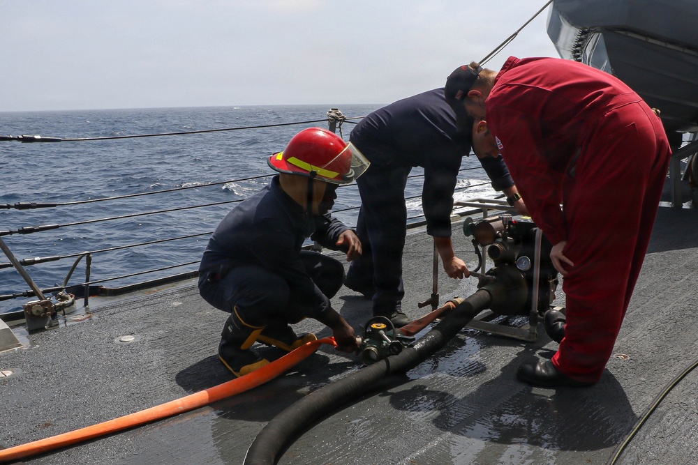 Frank E. Petersen Jr. Sailors Conduct Training
