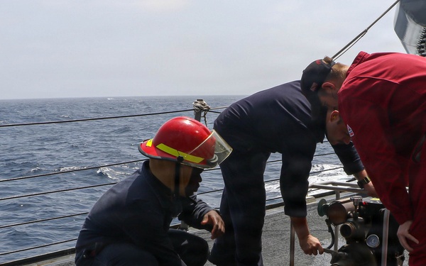 Frank E. Petersen Jr. Sailors Conduct Training