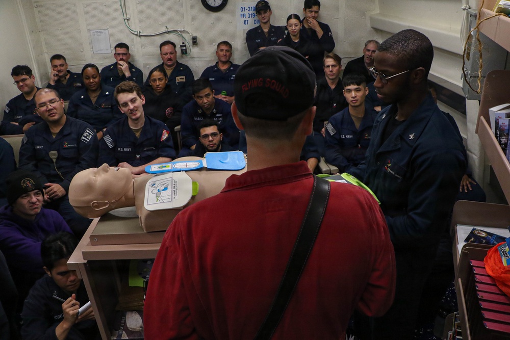 Frank E. Petersen Jr. Sailors Conduct Training