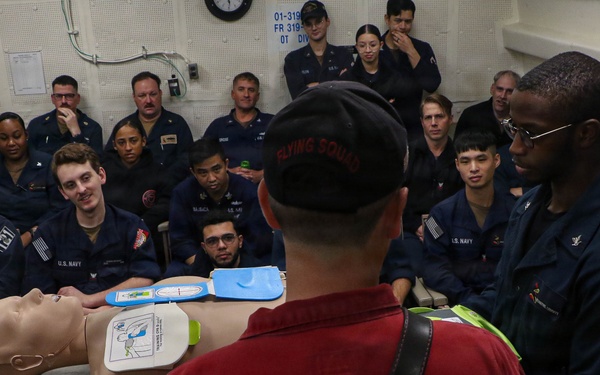 Frank E. Petersen Jr. Sailors Conduct Training