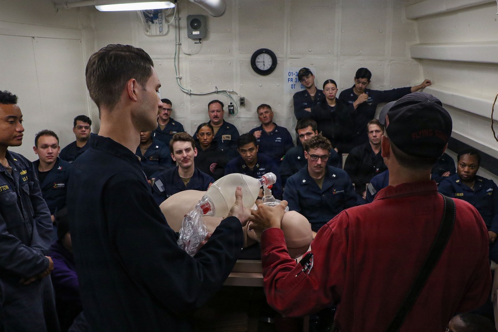 Frank E. Petersen Jr. Sailors Conduct Training