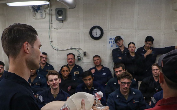 Frank E. Petersen Jr. Sailors Conduct Training
