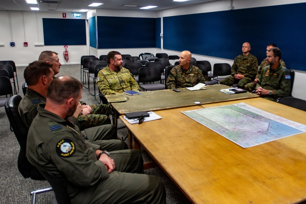 3rd MAW CG Meets with Royal Australian Air Force Air Warfare Center