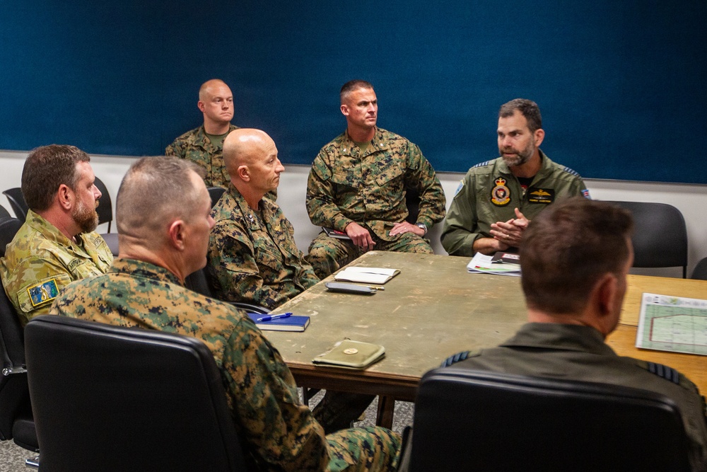 3rd MAW CG Meets with Royal Australian Air Force Air Warfare Center