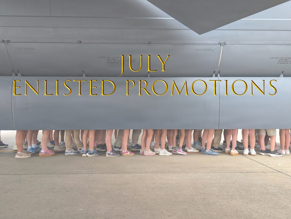 July Enlisted Promotions