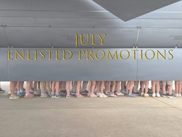 July Enlisted Promotions