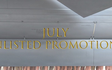 July Enlisted Promotions