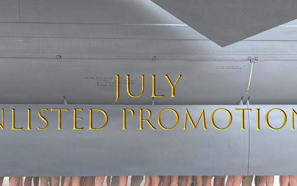 July Enlisted Promotions