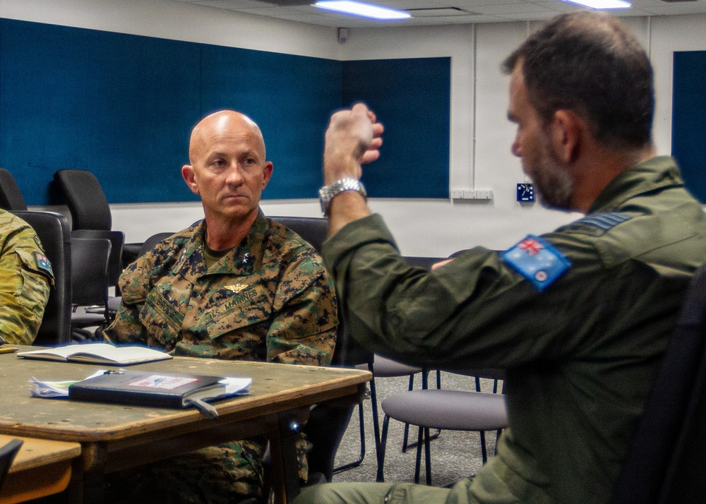 3rd MAW CG Meets with Royal Australian Air Force Air Warfare Center