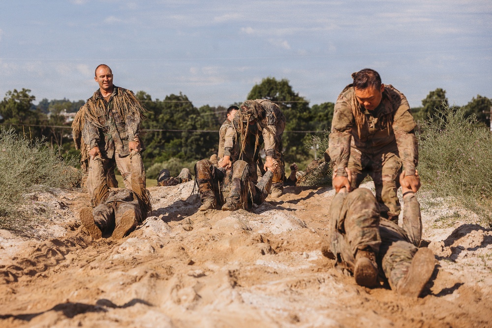 1-112th Infantry Recon squads conduct ‘ghille wash’ training event